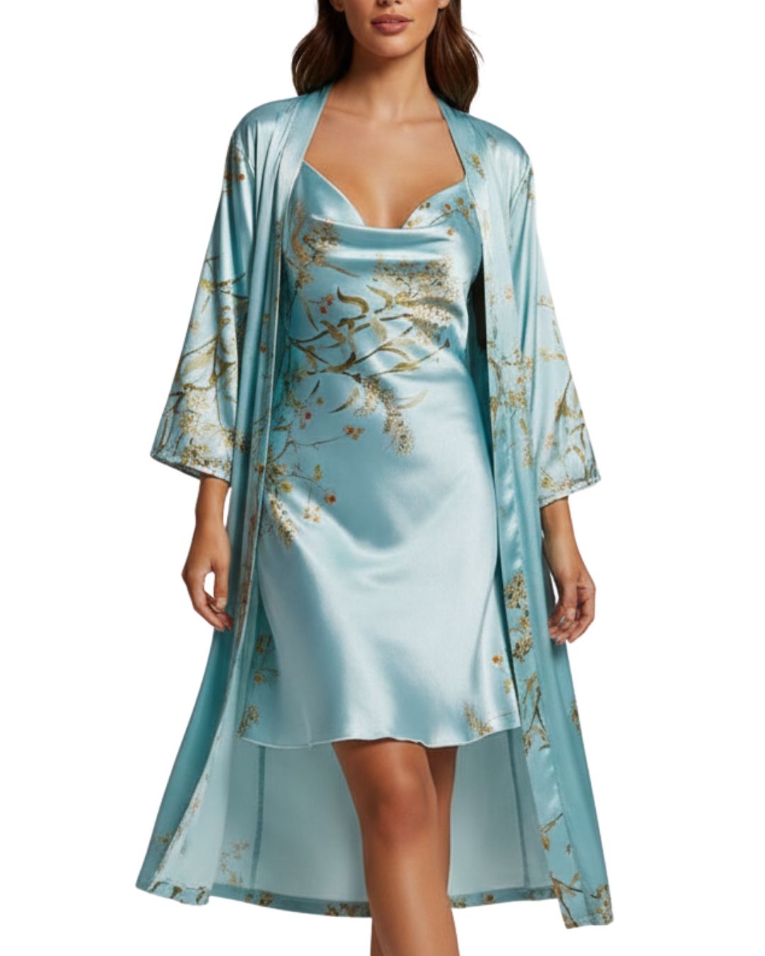 Set Cămașă de Noapte & Halat