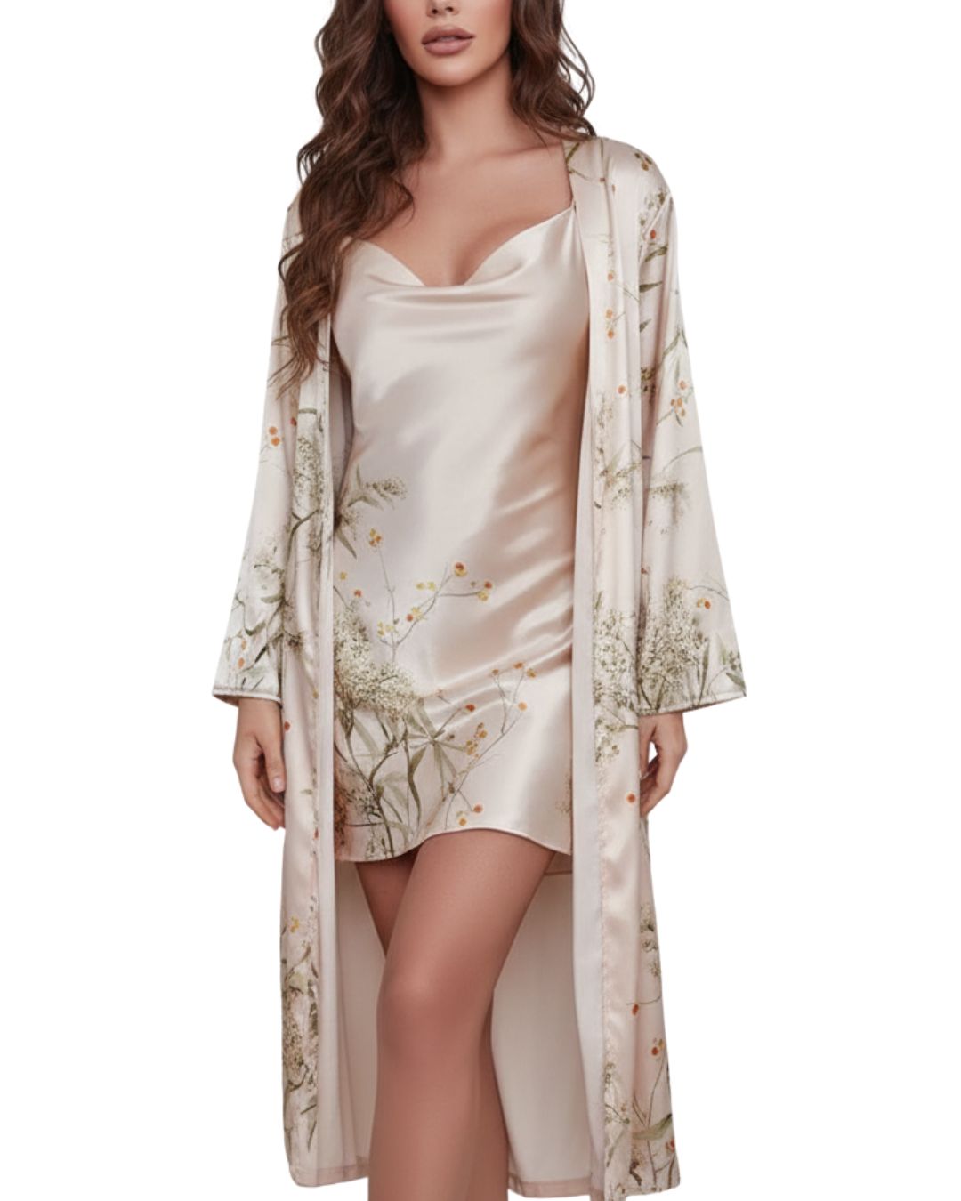 Set Cămașă de Noapte & Halat