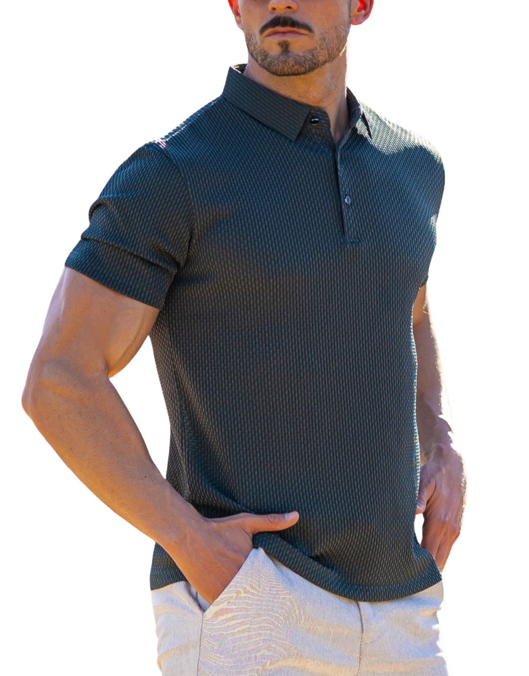 Polo moale cu design minimalist