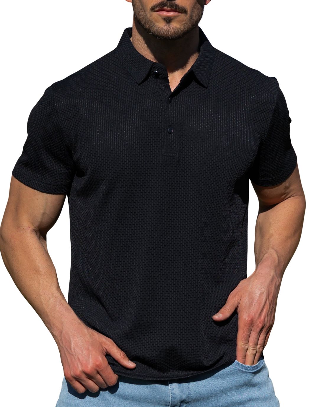Polo moale cu design minimalist