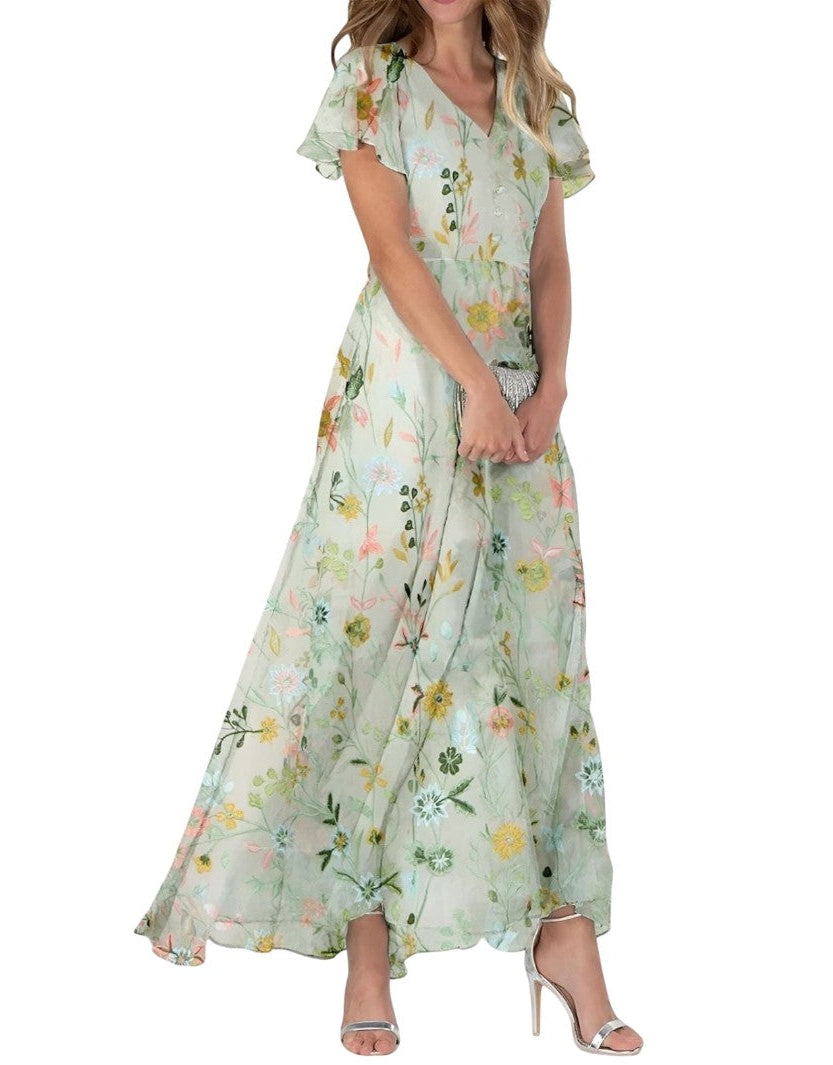 Amira - Rochie maxi vaporoasă
