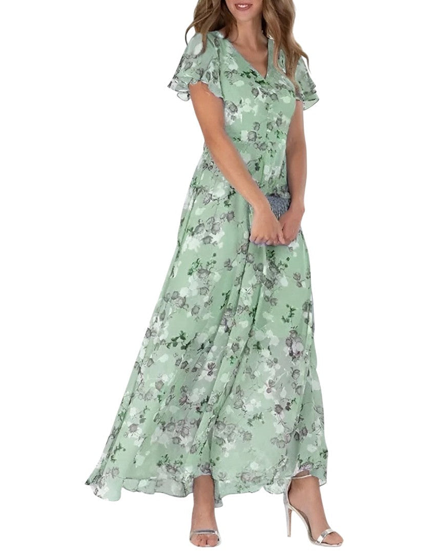 Amira - Rochie maxi vaporoasă