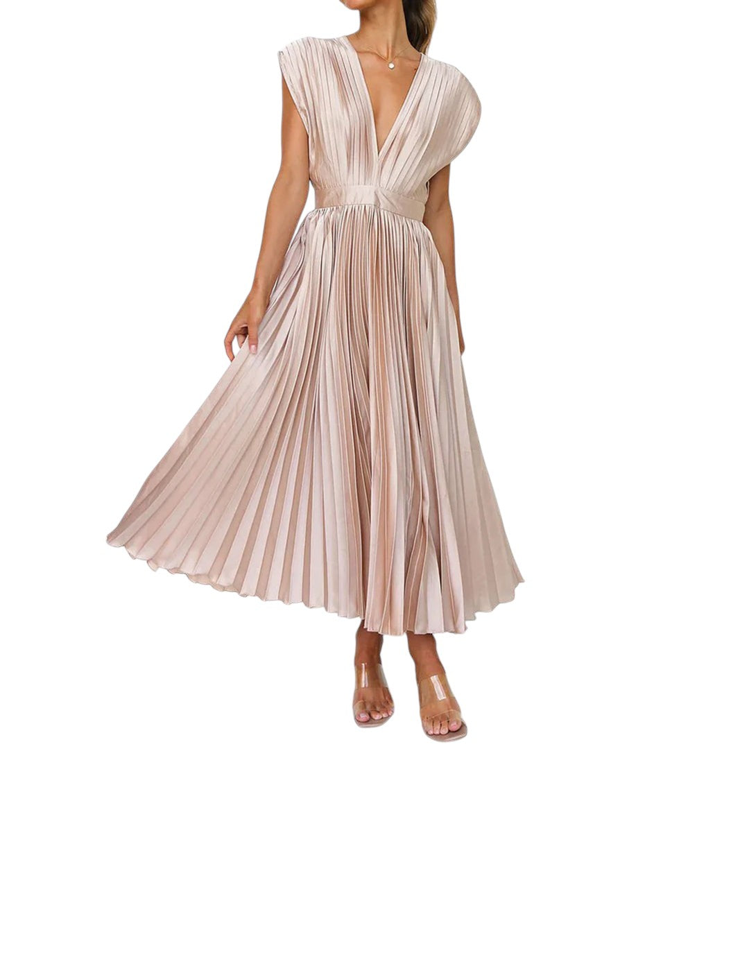 Marni | Rochie Midi Plisată Timeless