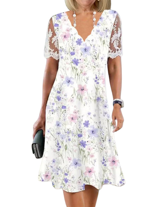 Ophelia - Rochie midi florală