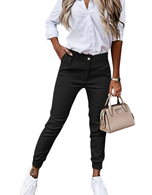 Pantaloni chic cu croială modernă pentru femei