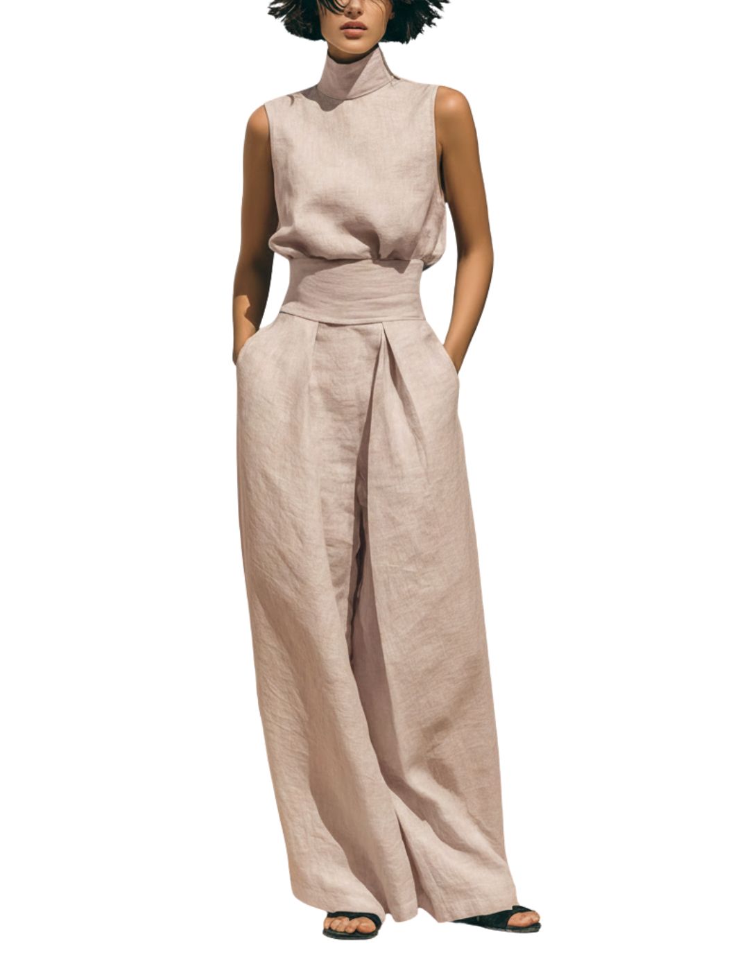 Set Bluză & Pantaloni Largi