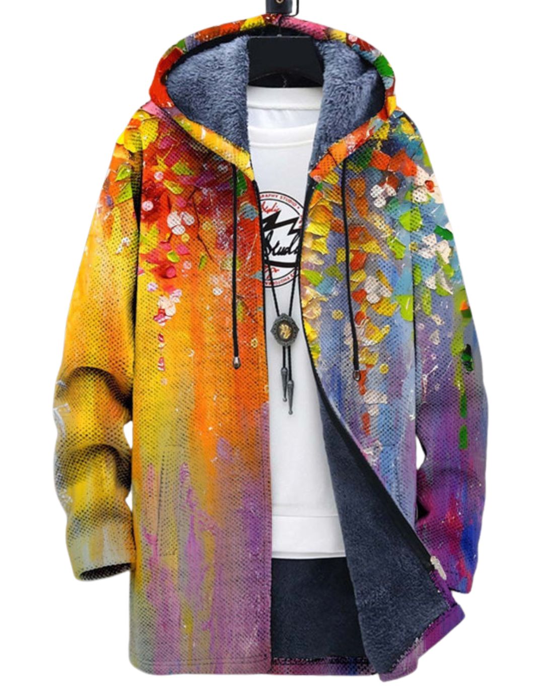 Hanorac Artistic cu Fermoar