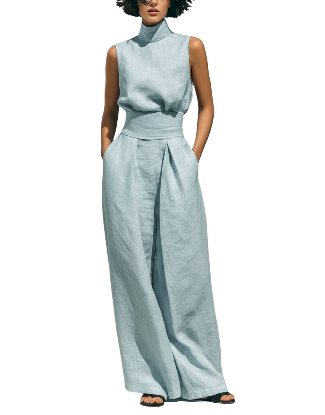 Set Bluză & Pantaloni Largi