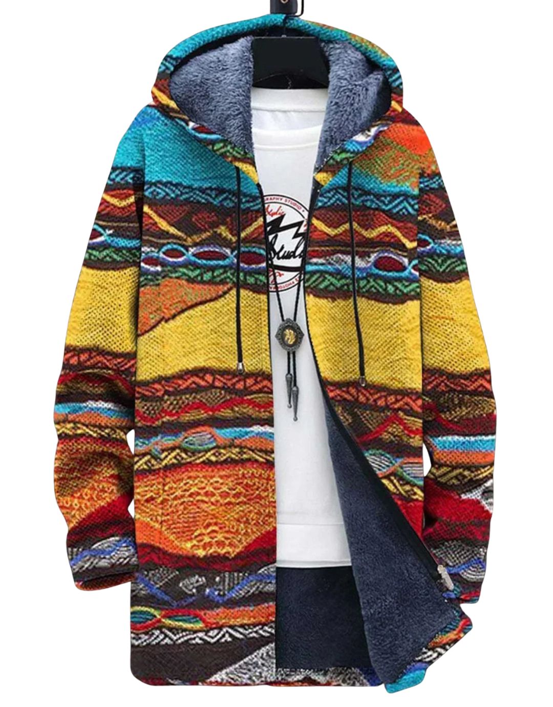 Hanorac Artistic cu Fermoar