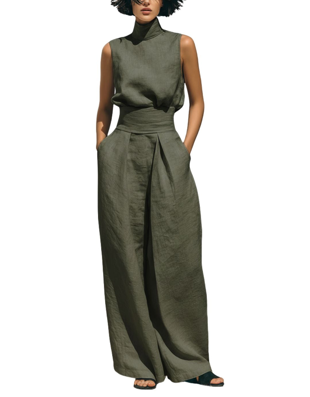 Set Bluză & Pantaloni Largi