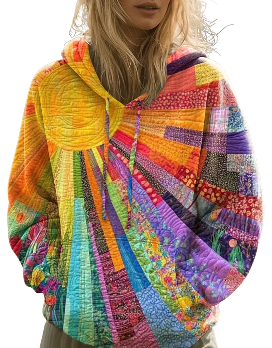 Hanorac multicolor boemian