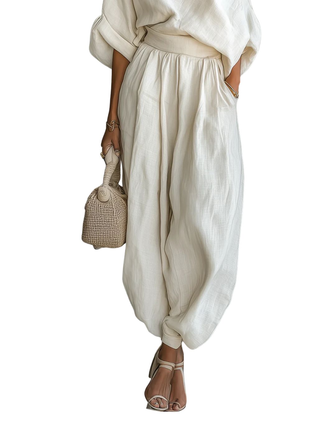Set Elegant Off-Shoulder din 2 Piese