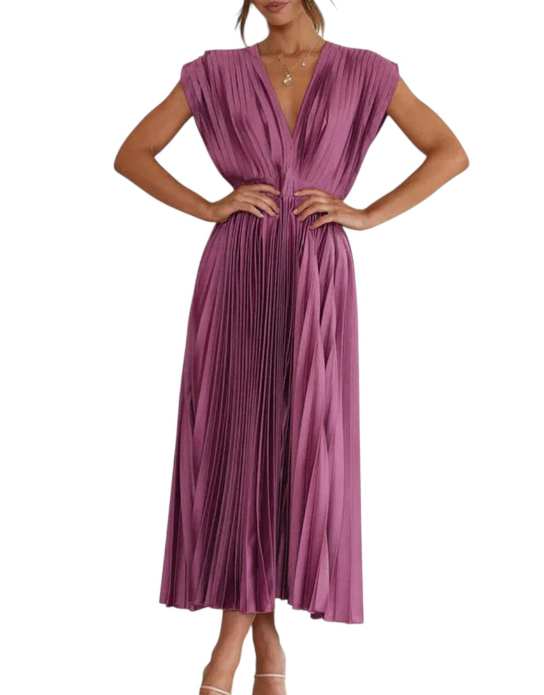 Marni | Rochie Midi Plisată Timeless
