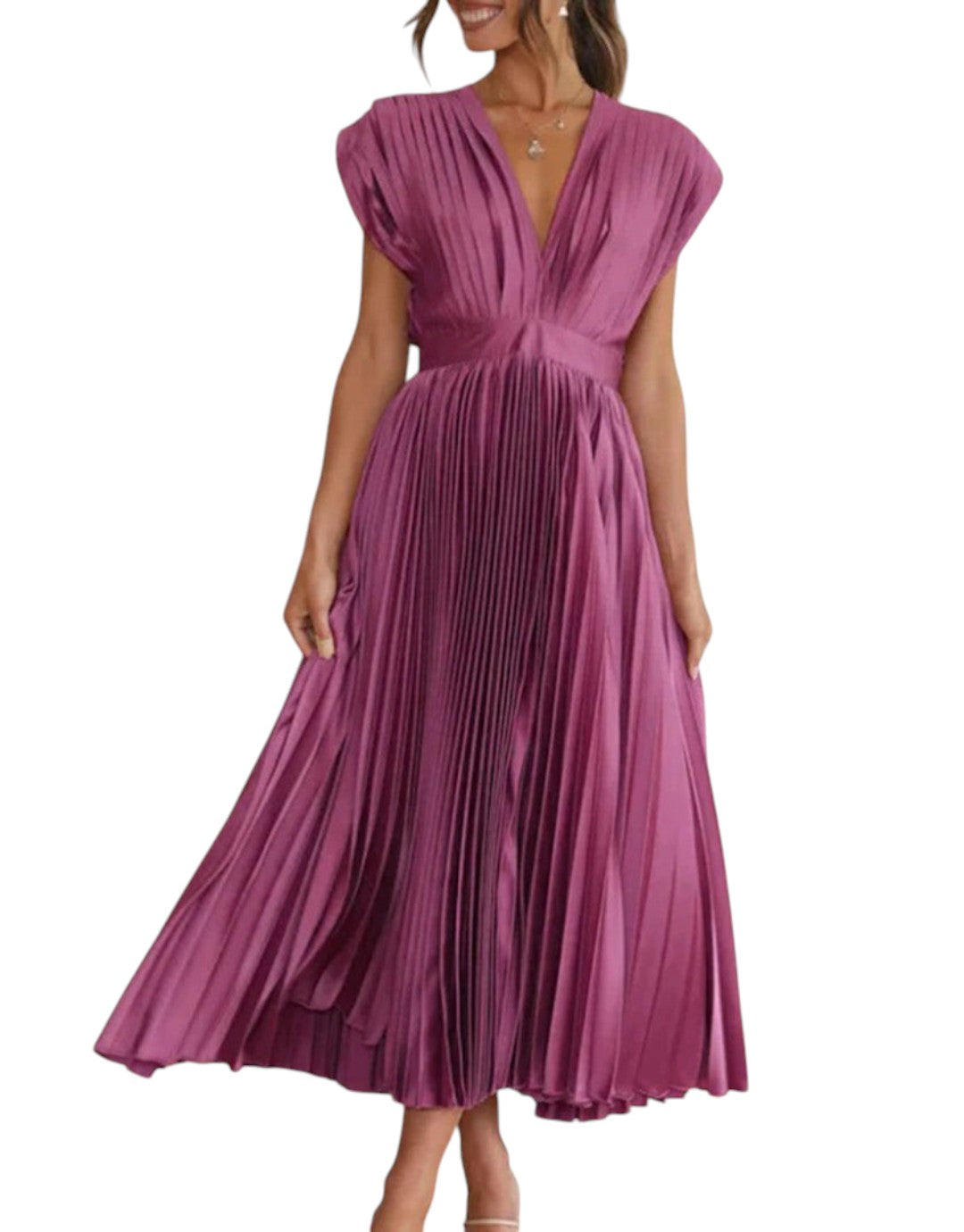 Marni | Rochie Midi Plisată Timeless