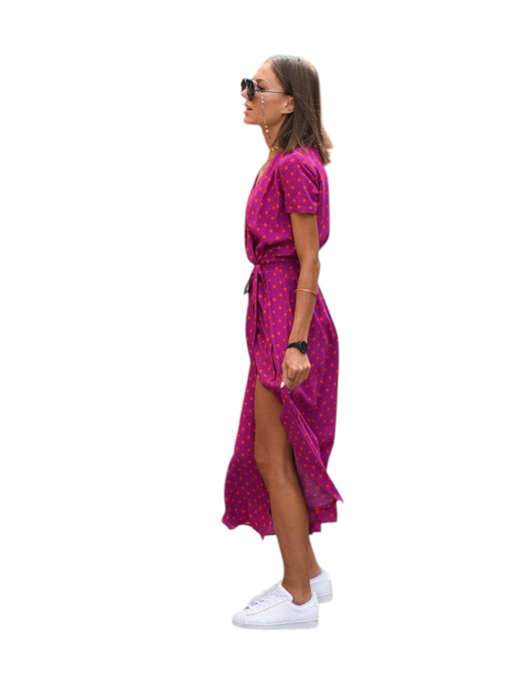 Talia | Rochie Florală Elegantă cu Decolteu în V