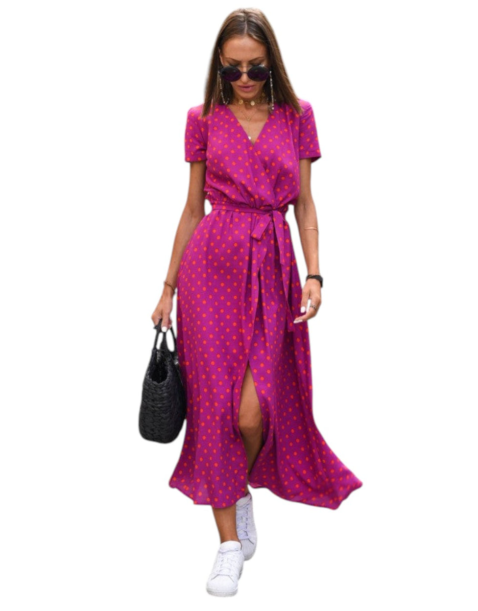 Talia | Rochie Florală Elegantă cu Decolteu în V