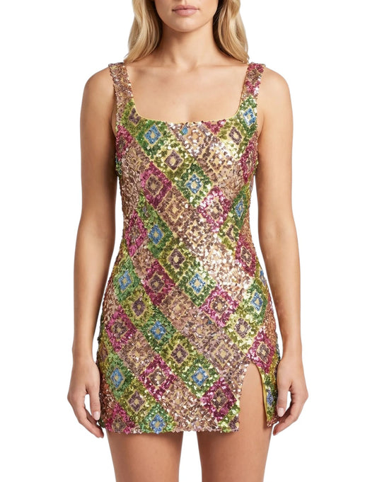 Sparkora - Rochie Mini Strălucitoare