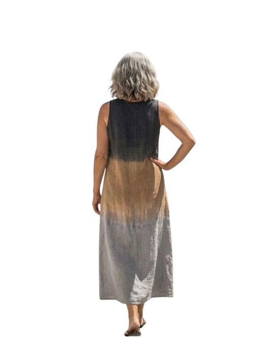 Sorelle | Rochie Midi Ombre fără Mâneci