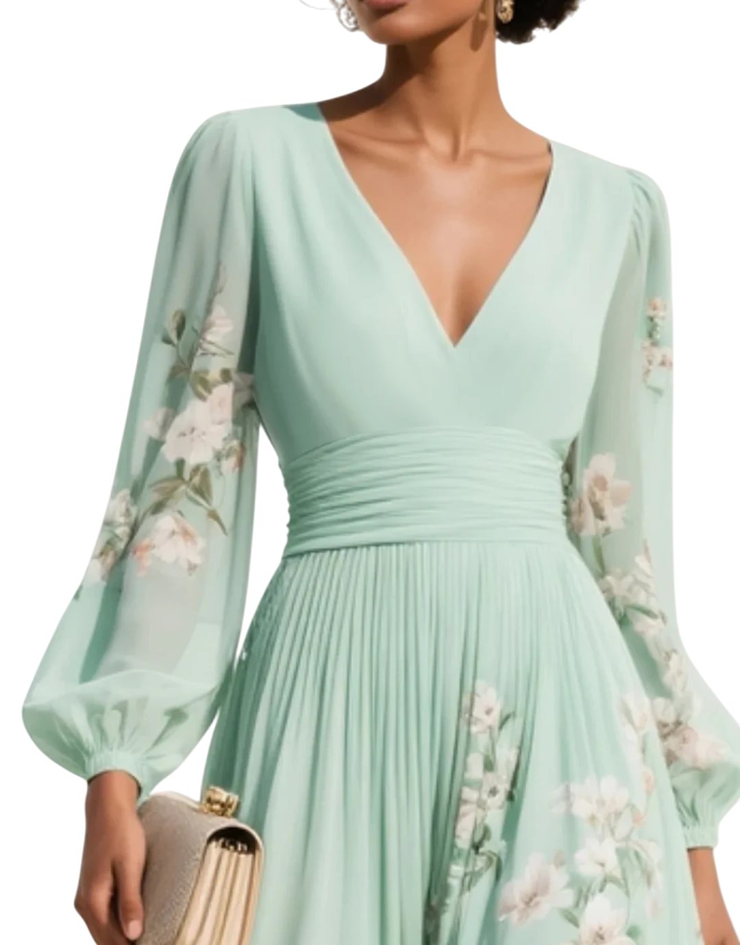 Elara - Rochie midi florală