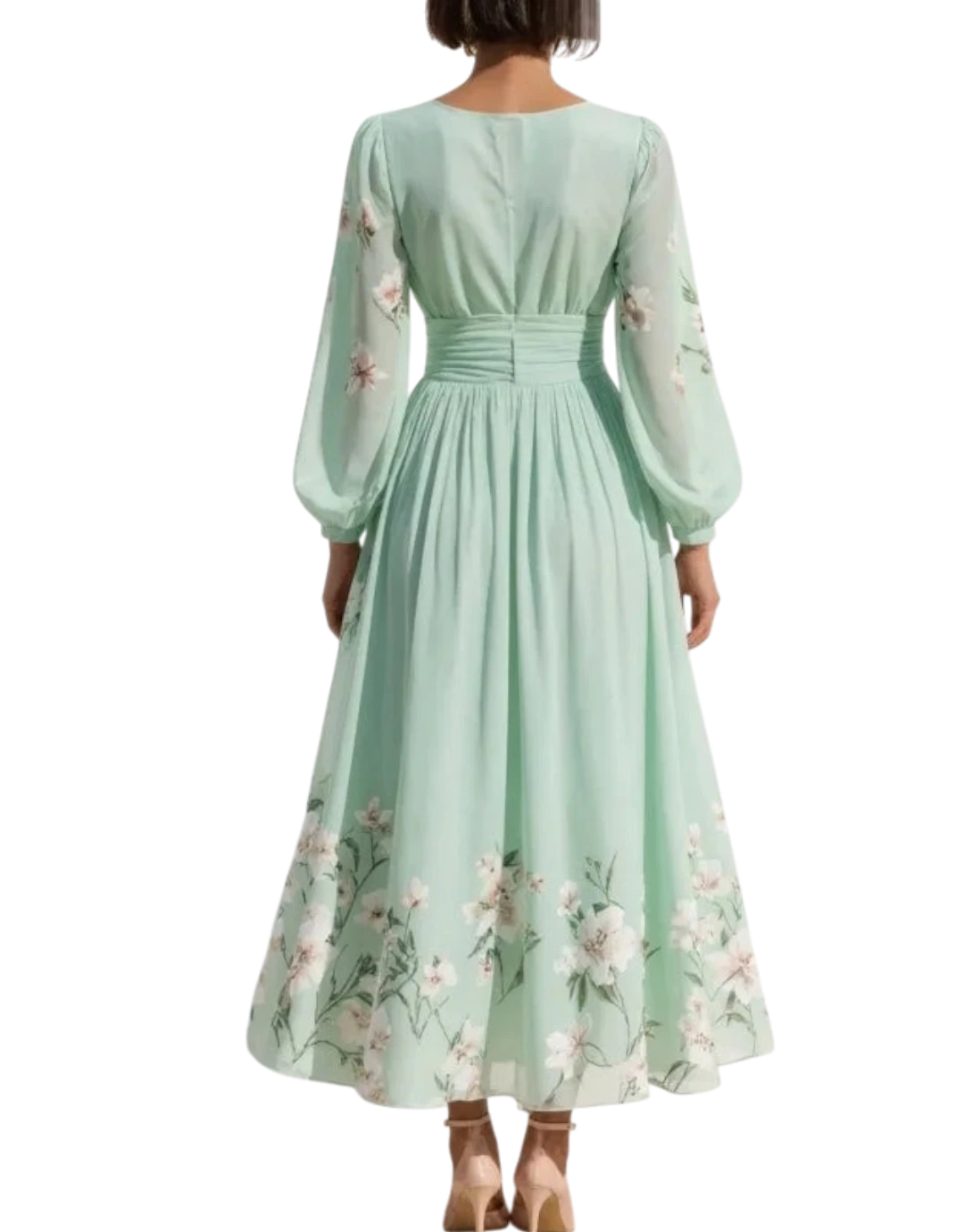 Elara - Rochie midi florală
