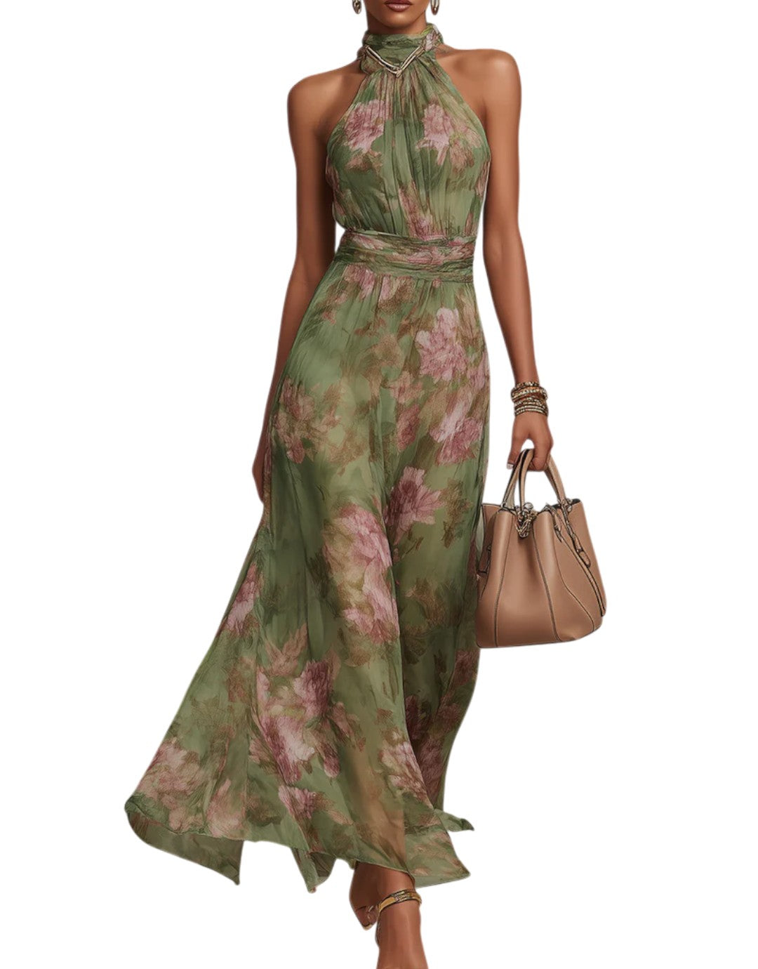 Anthea - Rochie maxi florală