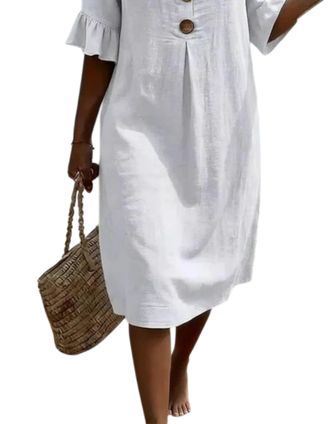 Silvana - Rochie casual din in