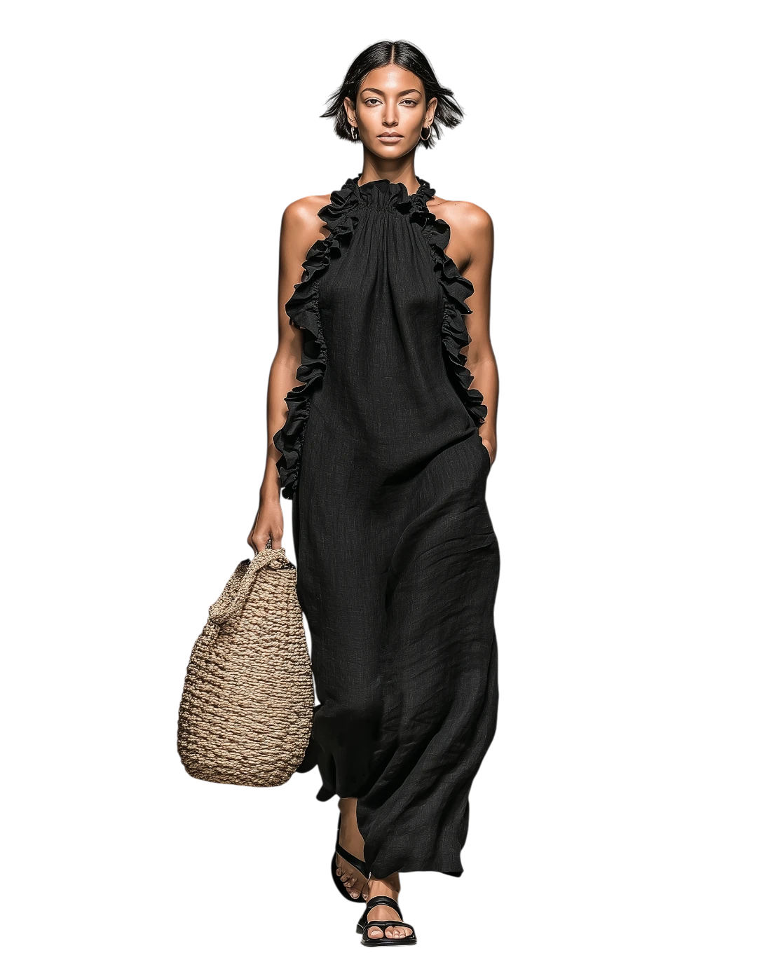 Elara - Rochie maxi vaporoasă