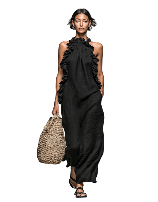 Elara - Rochie maxi vaporoasă