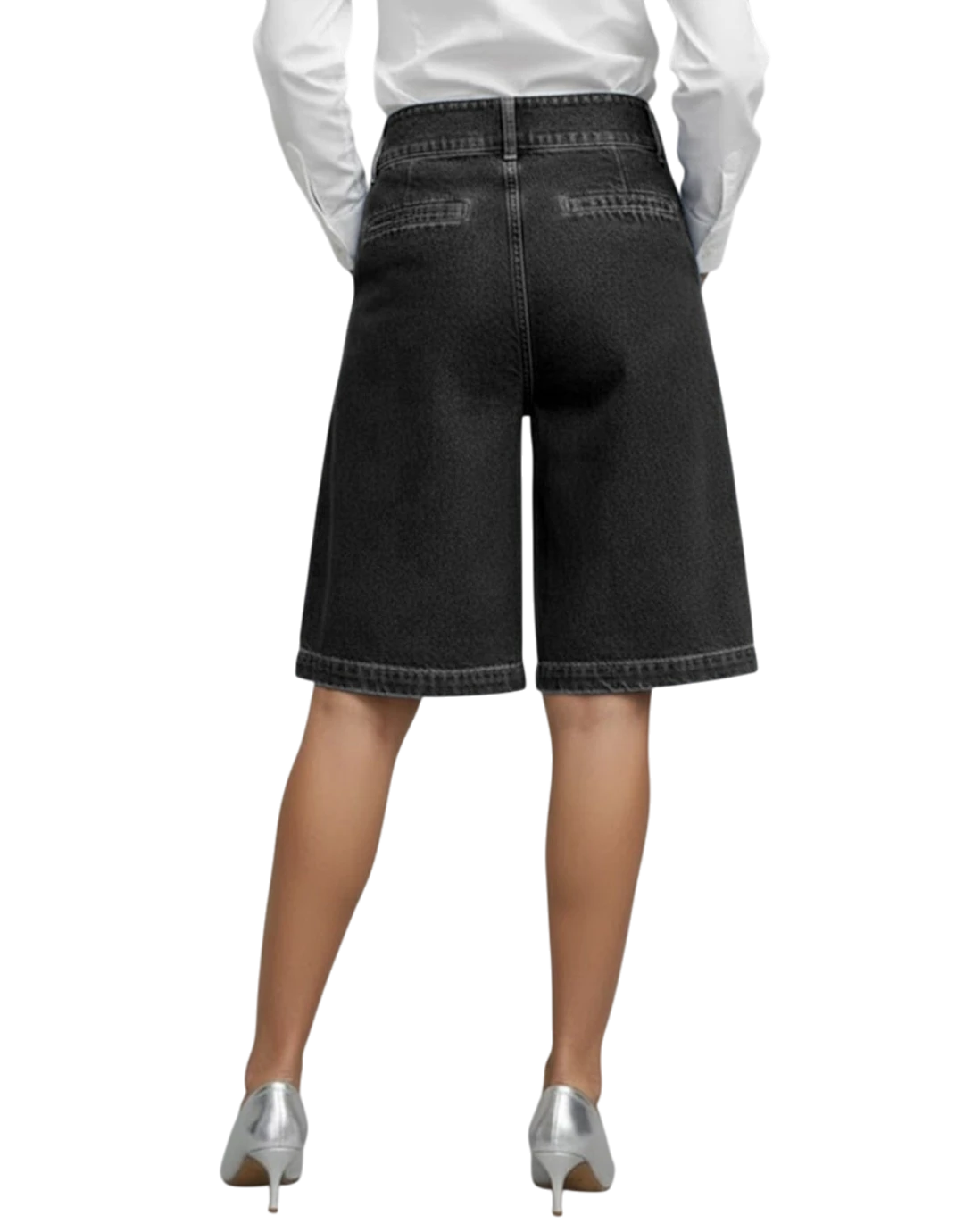 Calla - Fustă-pantalon denim modernă