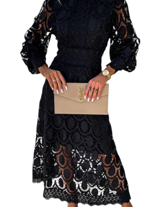 Liza | Rochie Romantică din Dantelă
