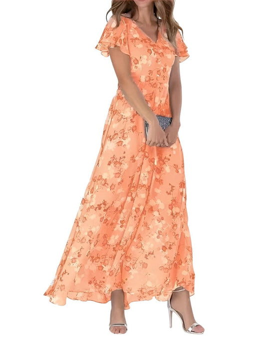 Amira - Rochie maxi vaporoasă
