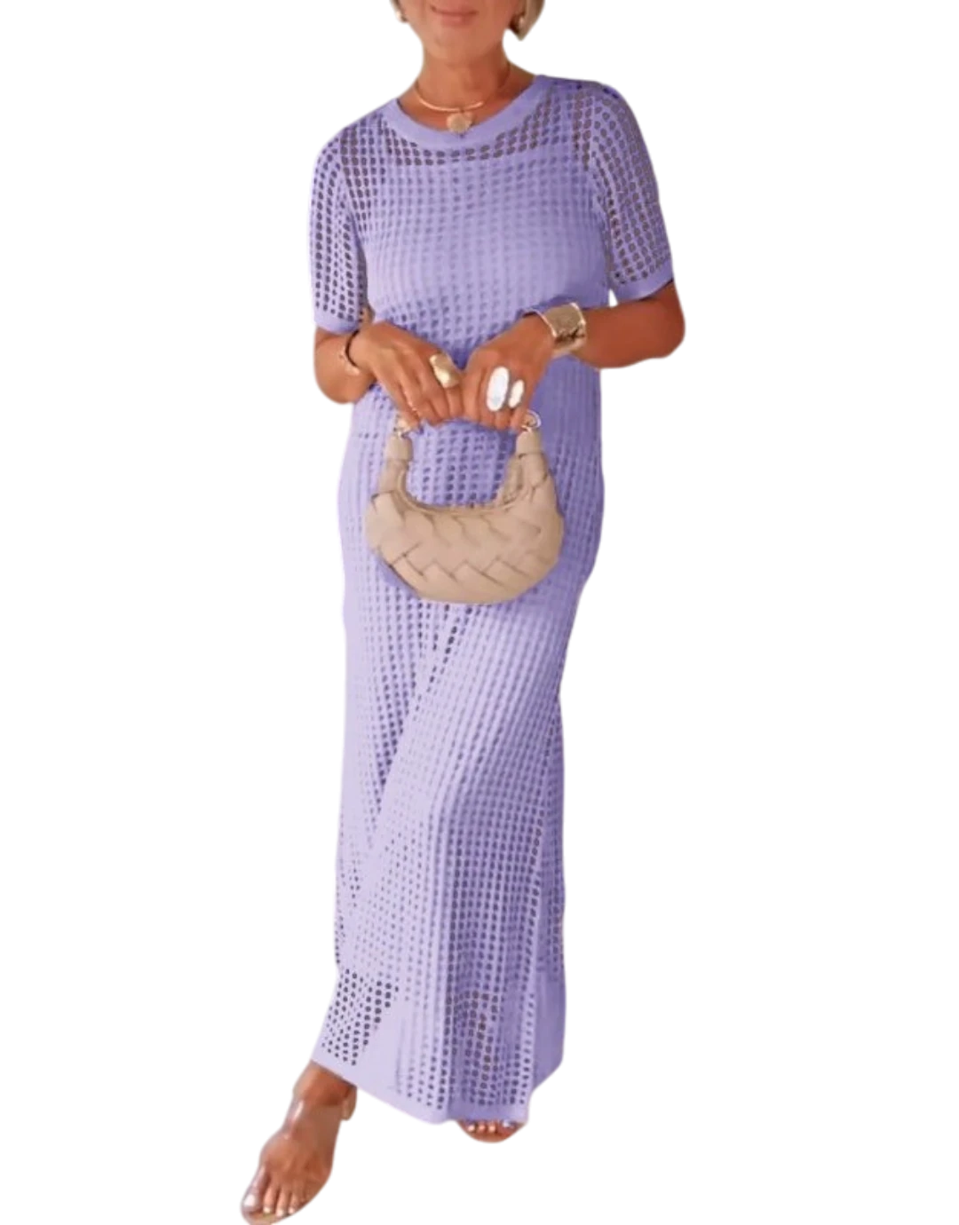 Elara - Rochie maxi decupată