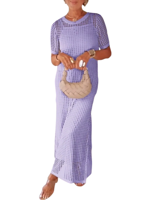 Elara - Rochie maxi decupată