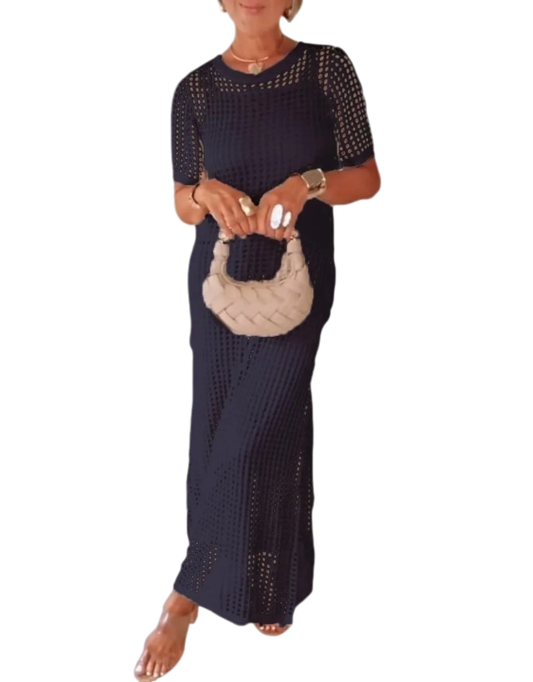 Elara - Rochie maxi decupată