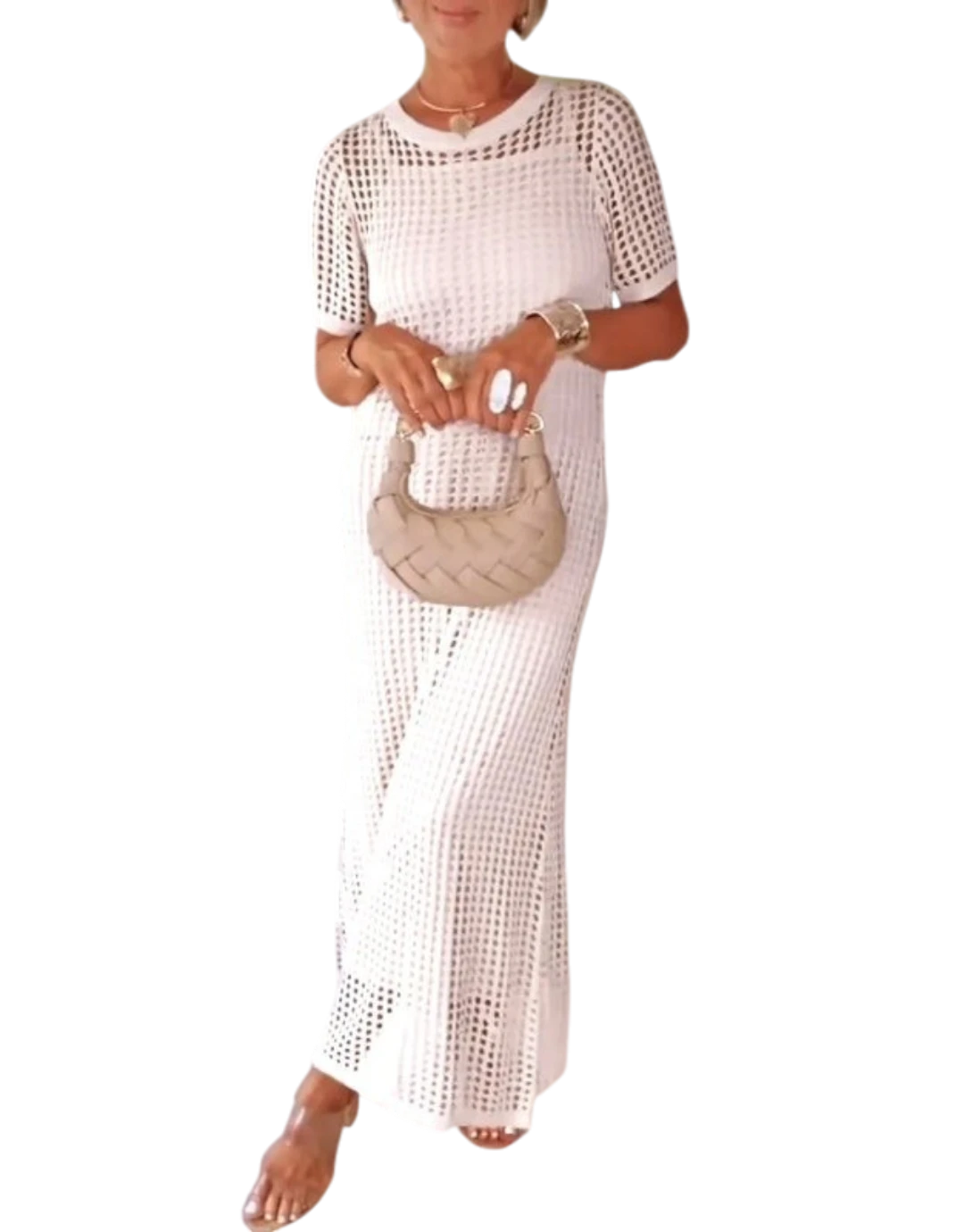 Elara - Rochie maxi decupată